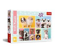 Trefl- Amitié Puzzles Colorés avec Les Animaux, Collage, Chiens, Divertissement Créatif, Jeu pour Enfants Plus de 6 Ans, 15412, Taille Unique