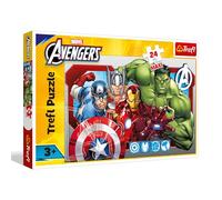 Trefl - Avengers, Always Fair - Maxi Puzzle de 24 pièces - 24 Grandes pièces, Divertissement créatif, pour Les Enfants à partir de 3 Ans