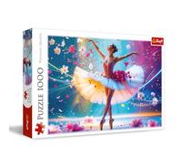 Trefl - Ballerine dansante - Puzzle 1000 pièces - Puzzle représentant Une Ballerine Dansant dans Un décor Floral, pour Adultes et Enfants de Plus de 14 Ans