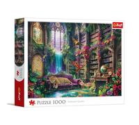 Trefl - Bibliothèque Magique - 1000 pièces - Puzzle à Monter soi-même, Divertissement créatif, Puzzle Classique pour Adultes et Enfants à partir de 14 Ans
