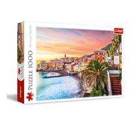 Trefl - Bogliasco, Ligurie, Italie - Puzzle de 1000 pièces - Jeu de Puzzle avec Une Belle Vue de Bogliasco, Italie, pour Adultes et Enfants à partir de 14 Ans