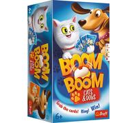 Trefl - Boom Boom - Cats and Dogs, Chiens et Chatons, Jeu avec Une Cloche, Familial, Jeu de société pour Adultes et Enfants à partir de 6 Ans 2314