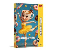 Trefl - BrainRots, Ballerina Cappuccina - Puzzle de 200 pièces - Puzzle coloré sur Le thème de l'univers surréaliste, pour Les Enfants de 7 Ans et Plus