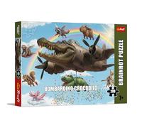 Trefl - BrainRots, Bombardino Crocodilo - Puzzle 200 pièces - Puzzle coloré de l'univers surréaliste, pour Les Enfants à partir de 7 Ans