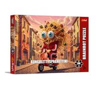 Trefl - BrainRots, Bungoletti Spaghettini - Puzzle de 200 pièces - Puzzle coloré de l'univers surréaliste, pour Les Enfants à partir de 7 Ans