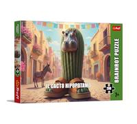 Trefl - BrainRots, Il Cacto Hipopotamo - Puzzle de 200 pièces - Puzzle coloré représentant Un Univers surréaliste, pour Les Enfants à partir de 7 Ans