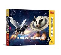 Trefl - BrainRots, La Vacca Saturno Saturnita - Puzzle de 200 pièces - Puzzle coloré de l'univers surréaliste, pour Les Enfants à partir de 7 Ans