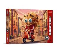 Trefl - BrainRots, Bungoletti Spaghettini - Puzzle de 200 pièces - Puzzle coloré de l'univers surréaliste, pour Les Enfants à partir de 7 Ans