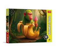Trefl – Puzzle BrainRots Chimpanzini Bananini – 200 pièces – Univers surréaliste – Dès 7 ans