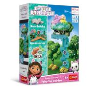 Trefl - Brick Trick Gabby's Dollhouse : Fairy Tail Garden - Construisez en Brique, Maison de Fée Minette, ÉCO Blocs en Brique, 280 Briques, Réutilisables, Kit Créatif pour Enfants à partir de 5 Ans