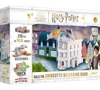 Trefl-Brick Trick Harry Potter-Gringotts Wizarding Bank- Construire avec des Briques, Banque Gringotts, Briques EKO, 210 Briques, réutilisables, Set créatif pour Les Enfants à partir de 7 Ans.