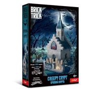 Trefl - Brick Trick : La Crypte Hantée - Creepy Crypt - Construisez avec des Briques, ÉCO Blocks en Vraies Briques, 190 Briques, Réutilisable, Kit Créatif pour Enfants à partir de 6 Ans