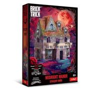 Trefl - Brick Trick: Le Manoir Hanté - Midnight Manor - Construisez avec des Briques, ÉCO Blocks en Vraies Briques, 190 Briques, Réutilisable, Kit Créatif pour Enfants à partir de 6 Ans