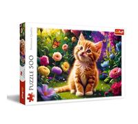 Trefl - Chat Mignon - 500 Pièces - Puzzle DIY avec Animaux, Divertissement Créatif, Classique pour Les Adultes et Les Enfants à partir de 10 Ans