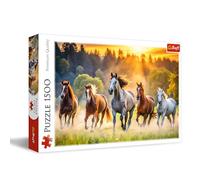 Trefl - Chevaux Sauvages - Puzzle 1500 Pièces - Puzzle DIY avec Animaux, Puzzle Classique pour Les Adultes et Les Enfants à partir de 14 Ans