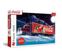 Trefl – Puzzle Coca‑Cola Camion de Noël – 1000 pièces, dès 14 ans