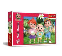 Trefl - Cocomelon Jouon Ensemble ! - Puzzle 30 Pièces - Puzzle coloré avec des Personnages de Bande Dessinée, Divertissement Créatif, Loisir pour Les Enfants à partir de 3 Ans