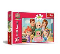 Trefl- Cocomelon, Journée Magnifiqique 60 éléments-Puzzle Coloré avec des Personnages de Bande Dessinée, Divertissement Créatif, Loisir pour Les Enfants à partir de 4 Ans, 17391, Multicolour