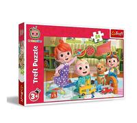 Trefl - Cocomelon, Prêt pour L'Aventure - Puzzles 24 Maxi- 24 Grandes Pièces, Puzzle Coloré avec des Personnages de Bande Dessinée, Divertissement Créatif, Loisir pour Les Enfants à partir de 3 Ans
