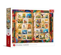Trefl - Collection de Timbres - Atlas des Oiseaux - 1000 pièces - Puzzle à Monter soi-même, Divertissement créatif, Puzzle Classique pour Adultes et Enfants à partir de 14 Ans