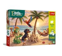 Trefl - Dachshund Matters - 160 pièces - Puzzle coloré mettant en scène des Animaux et la Famille Treflik, pour Le Plaisir des Enfants à partir de 5 Ans