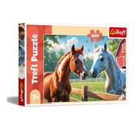 Trefl - des Chevaux dans la Clairière - Puzzle 200 Pièces - Puzzle coloré avec des Animaux, pour Les Enfants à partir de 7 Ans