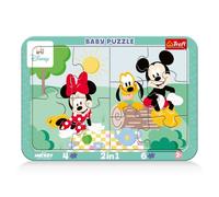 Trefl - Disney, Children’s Joy - Puzzles encadrés 2-en-1 pour Les Enfants à partir de 2 Ans