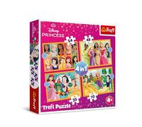 Trefl Puzzle 4-en-1 Disney Histoires Fabuleuses – 4 puzzles 35–70 pièces, dès 4 ans