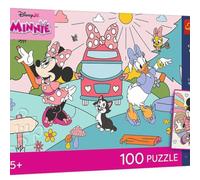 Trefl - Disney Minnie, Aventure Rose - 100 pièces - Puzzle coloré de héros de Conte de fées, à Combiner avec Vous-même, Poster à Collectionner Inclus, Divertissement créatif, Amusement pour Les
