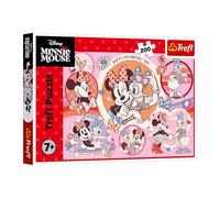Trefl - Disney Minnie, Minnie Mouse Habits - Puzzle de 200 pièces - Puzzle coloré avec des Personnages de Contes de fées, pour Les Enfants à partir de 7 Ans