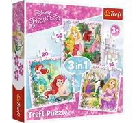 TREFL Disney Princesses et amis Puzzle 3in1 (20,36,50 pièces)