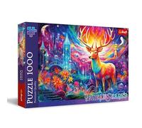 Trefl - DreamScapes : Cerf Mystique - Puzzle 1000 Pièces - Série d'Images du Monde des Rêves, pour Les Adultes et Les Enfants à partir de 14 Ans