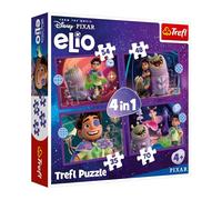 Trefl - Elio, Elio and The Space Adventure - 100-piece Puzzle - Colourful Puzzle Featuring Fairy Tale Characters, for Children Aged 5 and up