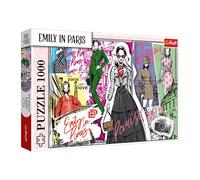 Trefl - Emily in Paris, Inspirations Mode - 1000 pièces - Puzzle représentant Les Personnages de la série télévisée, pour Adultes et Enfants âgés de 14 Ans et Plus