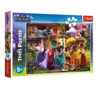 Trefl - Encanto, La magie attend à Encanto - Casse-tête 100 éléments - Casse-tête coloré avec les héros du conte de fées Notre Encanto magique, pour les enfants à partir de 5 ans.