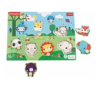 TREFL Fisher Price Puzzle en bois d'animaux sauvages