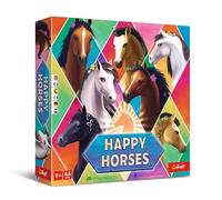 Trefl - Happy Horses - Un Jeu Familial, Chevaux, Jeu de Société pour Adultes et Enfants à partir de 7 Ans