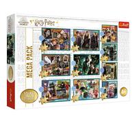 Trefl - Harry Potter, dans Le Monde de Harry Potter - Puzzle 10 en 1, 10 Puzzles, de 20 à 48 Eléments - Puzzle avec Les Héros du Film Harry Potter, Différents Niveaux de Difficulté