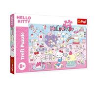 Trefl - Hello Kitty, Découvrez Le Monde de Hello Kitty - Puzzle de 300 pièces - Puzzle coloré à l'effigie du Personnage de Dessin animé, Amusant pour Les Enfants de 8 Ans et Plus.