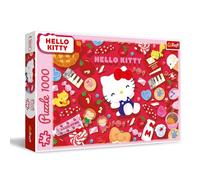 Trefl - Hello Kitty- Puzzle 1000 Pièces - Puzzle de Noël, pour Les Adultes et Les Enfants à partir de 14 Ans