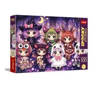 Trefl - Histoires effrayantes - L'équipe Magique de la forêt - Puzzle de 100 pièces - Puzzle coloré à l'atmosphère mystérieuse, pour Les Enfants à partir de 5 Ans