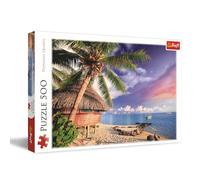 Trefl - Île Bora-Bora - Puzzle de 500 pièces - Puzzle DIY avec Paysage de Vacances, Divertissement créatif, Loisir, Puzzle Classiques pour Adultes et Enfants à partir de 10 Ans