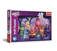Trefl - Inside Out 2, Vice-Versa - Puzzles 100 Pièces - Puzzle Coloré avec des Personnages de Film Animé, Divertissement Créatif, Loisir pour Les Enfants à partir de 5 Ans