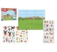TREFL Jeu de puzzle magnétique Le monde amusant de Bing le lapin