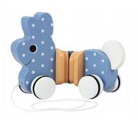 Trefl Jouet éducatif en bois Lapin, bleu