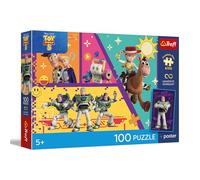 Trefl - Jouets en Action - 100 pièces - Puzzle coloré avec Les héros du Conte, à Assembler, Affiche Unique Incluse, Divertissement créatif, Jeu pour Les Enfants à partir de 5 Ans