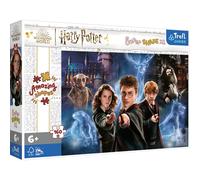 Trefl Junior - Harry Potter, Le Monde Magique de Harry Potter - Puzzle 160 XL Super Shape - Puzzle à la Forme Folle, Grandes Pièces, Puzzle avec Les Personnages du Film