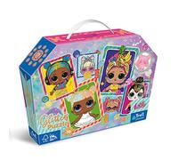 Trefl Junior - Princesses heureuses - Puzzles Glitter 70 Elements Puzzles colorés avec des personnages de contes de fées Princesses de Disney Amusement pour les enfants à partir de 4 ans