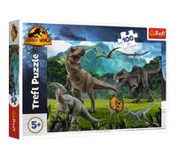 Trefl - Jurassic World : Dominion, Jurassic Park - Casse-tête 100 éléments - Casse-tête coloré avec des dinosaures, pour les enfants à partir de 5 ans.
