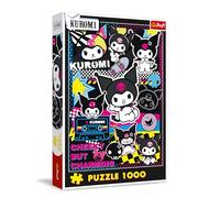 Trefl - Kuromi, dans Le Monde de Kuromi - Puzzle 1000 Pièces - Casse-tête avec Les Personnages du Dessin Animé, pour Adultes et Enfants à partir de 14 Ans